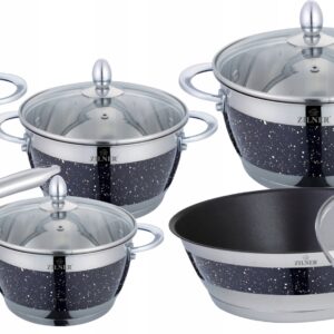 Πλήρες Σετ Κατσαρόλων 12 τεμαχίων Zilner Premium ZL-8105