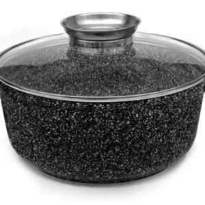 Σετ Μαγειρικά Σκεύη - Κατσαρόλες 12 τεμάχια Μαύρο ZILNER ZL-8317