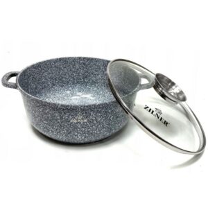 Σετ Μαγειρικά Σκεύη - Κατσαρόλες 12 τεμάχια Γκρι ZILNER ZL-8318 - Image 3