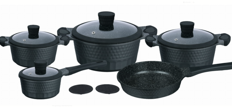 Σετ Μαγειρικά Σκεύη 11 Τεμαχίων Γκρι ZILNER ZL-8514 - Image 5