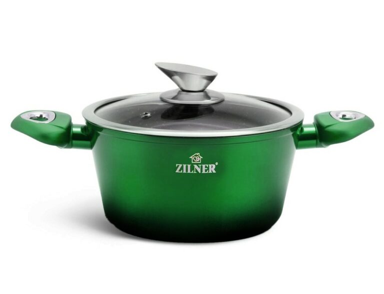 Σετ Κατσαρόλες με Επίστρωση Γρανίτη Πράσινο ZILNER ZL-8521 - Image 3