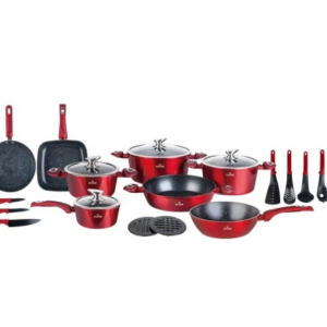 Σετ Μαγειρικά Σκεύη 12 τεμαχίων Κόκκινο ZILNER ZL-8541