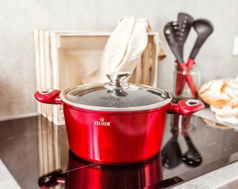 Σετ Κατσαρόλες 3 τμχ Κόκκινο ZILNER ZL-8561 - Image 2