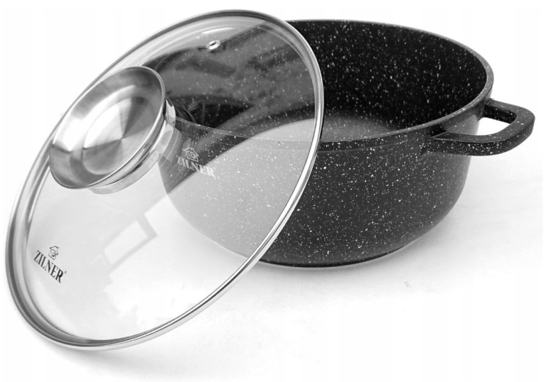 Σετ Μαγειρικά Σκεή - Κατσαρόλες 6 τεμάχια Μαύρο ZL-8915 ZILNER - Image 2