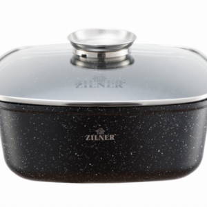 Τετράγωνη Γάστρα με Μαρμάρινη Αντικολλητική Επίστρωση 28cm ZILNER ZL-9012