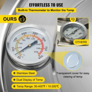 VEVOR Αποστακτήρας 12L Ανοξείδωτος με Χάλκινο Σωλήνα και Θερμόμετρο για Σπιτική Παρασκευή Ποτών Ασημί  ZLSJ3GALZLQ000001V0 - Image 5