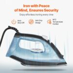 VEVOR Ατμοσίδερο 1600W για Ρούχα με Αυτόματη Απενεργοποίηση και Αυτοκαθαρισμό για Σιδέρωμα ZQYDJYSCS000B4YHNV2 - Image 5