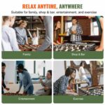 Τραπέζι Ποδοσφαίρου VEVOR 48", Εσωτερικού Χώρου, με 2 Μπάλες & 2 Θήκες Ποτηριών  ZZKZQZ48YCBB86HRRV0 - Image 5