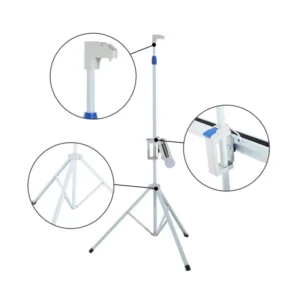 Χειροκίνητη Οθόνη - Πανί Προβολής με Τρίποδο 171 x 128 cm HOMCOM 001-007 - Image 3