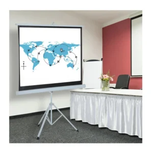 Χειροκίνητη Οθόνη - Πανί Προβολής με Τρίποδο 171 x 128 cm HOMCOM 001-007 - Image 4