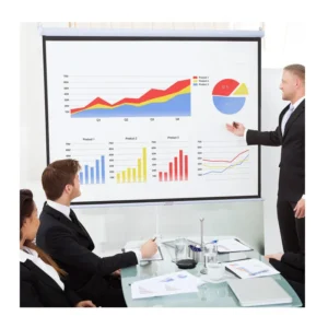 Χειροκίνητη Οθόνη - Πανί Προβολής 244 x 183 cm HOMCOM 001-010V01 - Image 6