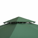 Outsunny Αντικατάσταση Στέγης για Double Roof Garden Gazebo 3x3m 01-0083 - Image 7