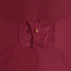 Outsunny Parasol in Wood, 2x3m, Bordeaux 01-0581 - Image 5