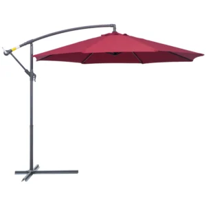 Outsunny Decentralized Metal Parasol