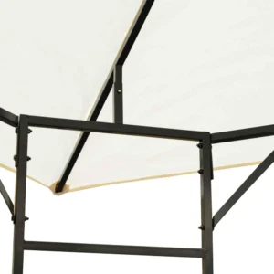 Outsunny Awning Gazebo White Metal 3x3m 01-0867 - Image 6