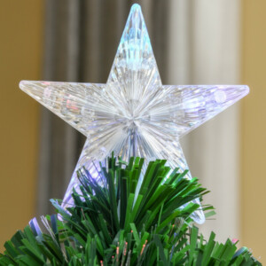 Χριστουγεννιάτικο Δέντρο με 90 Κλαδιά από PVC και 12 LED 90 cm HOMCOM 02-0344 - Image 7