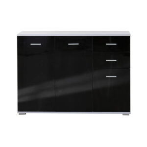 Ξύλινη Κονσόλα με 3 Ντουλάπια και 2 Συρτάρια 106 x 35 x 76 cm HOMCOM 02-0670 - Image 6