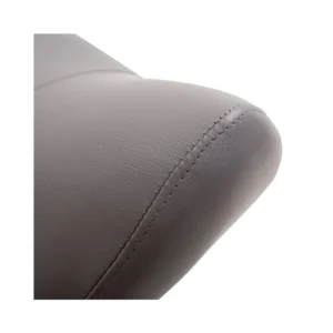 Τροχήλατο Σκαμπό με Ρυθμιζόμενο Ύψος 49-61 cm Χρώματος Γκρι HOMCOM 02-0695 - Image 3