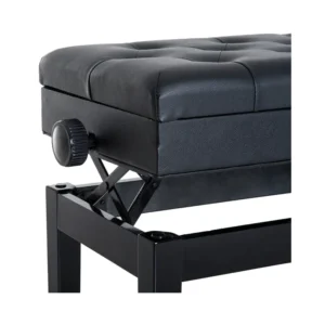 Ξύλινο Κάθισμα Πιάνου με Ρυθμιζόμενο Ύψος και Αποθηκευτικό Χώρο 54.5 x 33 x 48 - 58 cm HOMCOM 02-0710 - Image 6