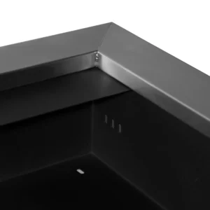 Επιτοίχιο τζάκι βιοαιθανόλης HomCom με 3 καυστήρες από ανοξείδωτο χάλυβα 1,5LT 110 x 63 x 16 cm 02-0759 - Image 7