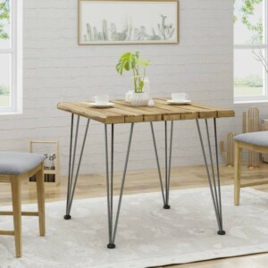 BAKAJI Σετ 4 Πόδια Τραπεζιού Γραφείου 71εκ Μεταλλικό Μοντέρνος Σχεδιασμός Γκρι 02012180 - Image 2