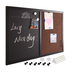 Πίνακας Ανακοινώσεων Μαγνητικός - Φελλού 2 σε 1 60 x 40 cm Bakaji 02012497