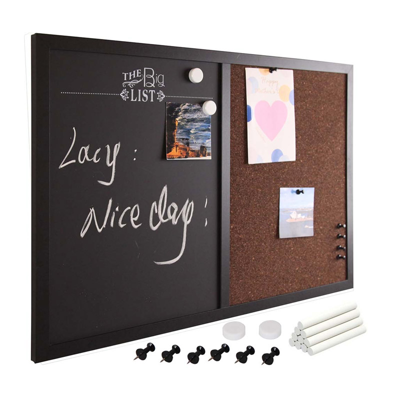 Πίνακας Ανακοινώσεων Μαγνητικός - Φελλού 2 σε 1 60 x 40 cm Bakaji 02012497