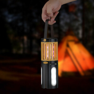 BAKAJI Φορητή Ηλεκτρική Εντομοπαγίδα LED Φακός Για Κάμπινγκ Με Μπαταρίες AA 02012816 - Image 3