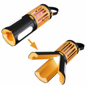 BAKAJI Φορητή Ηλεκτρική Εντομοπαγίδα LED Φακός Για Κάμπινγκ Με Μπαταρίες AA 02012816 - Image 4