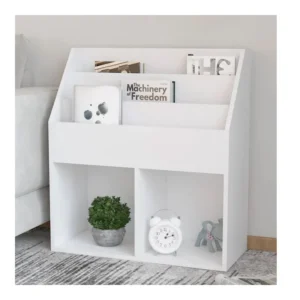 Ξύλινη Παιδική Βιβλιοθήκη με 5 Ράφια 72 x 31 x 79 cm Bakaji 02814205 - Image 3