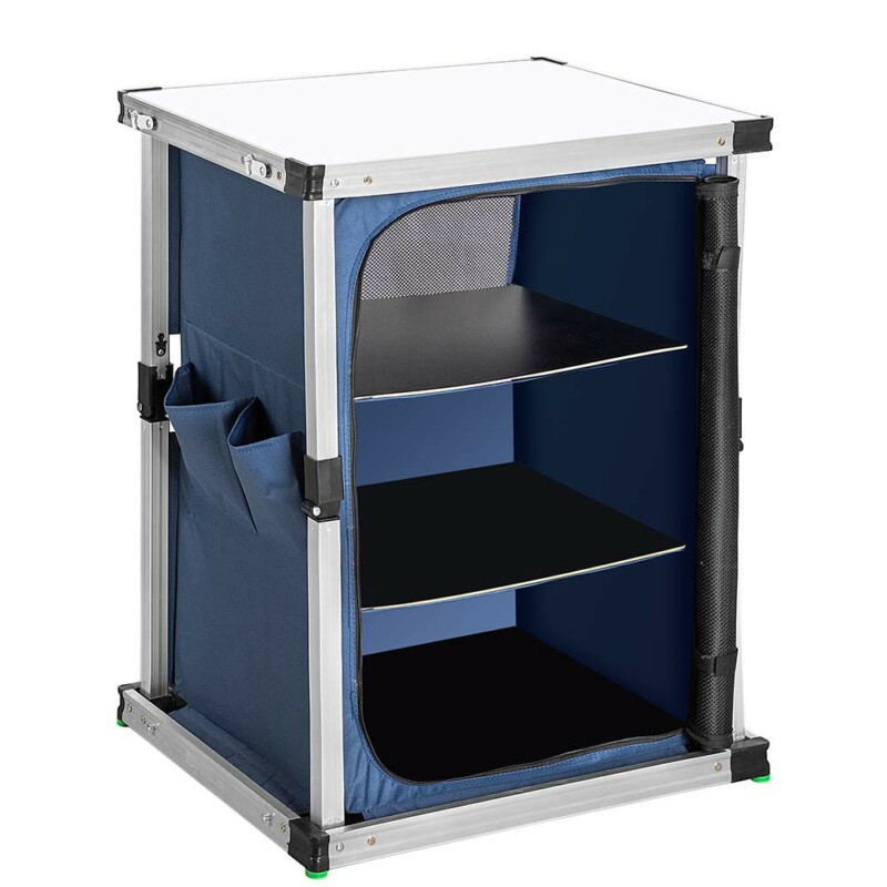 BAKAJI Πτυσσόμενο Ντουλάπι Κατασκήνωσης με 3 Ράφια