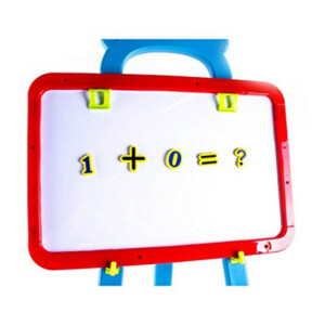 BAKAJI Μαγνητικός Πίνακας Για Παιδιά Με Τρίποδο Γράμματα Μαρκαδόροι Και Κιμωλίες Μπλε 02816189 - Image 3