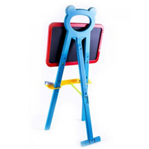 BAKAJI Μαγνητικός Πίνακας Για Παιδιά Με Τρίποδο Γράμματα Μαρκαδόροι Και Κιμωλίες Μπλε 02816189 - Image 4