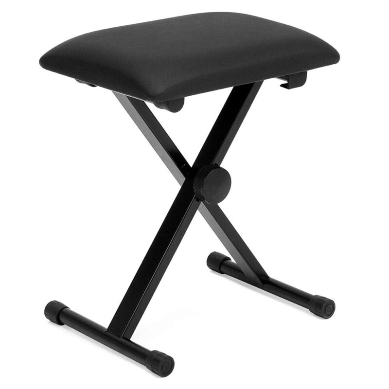 BAKAJI Ρυθμιζόμενο Μεταλλικό Σκαμπό για Πλήκτρα BAKAJI Ρυθμιζόμενο Μεταλλικό Σκαμπό για Πλήκτρα