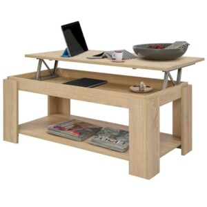 BAKAJI  Τραπέζι σαλονιού με ανυψωμένο αποθηκευτικό χώρο