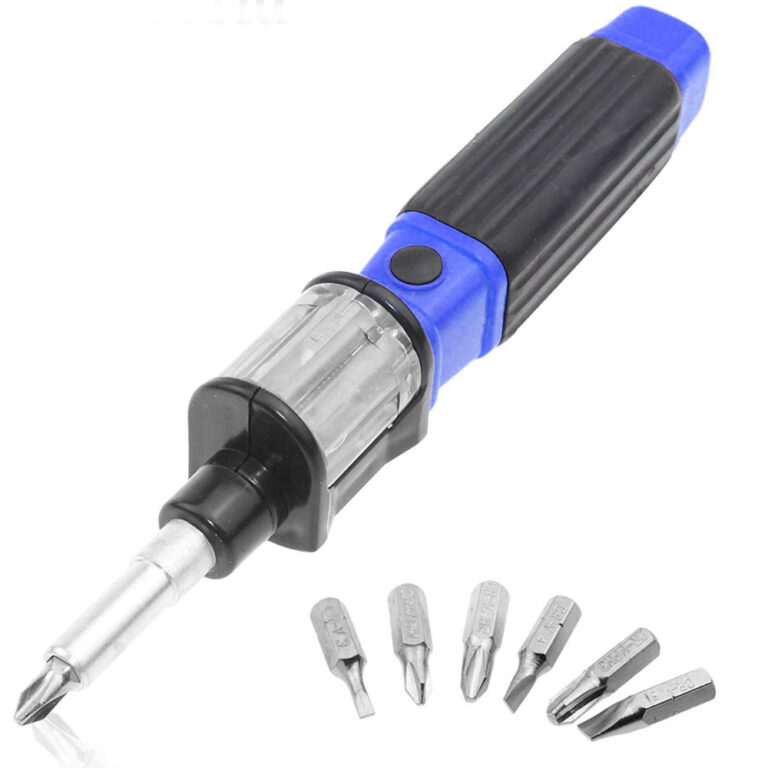 KINZO Σετ Κατσαβιδιού με 6 Ανταλλάξιμες Μύτες και Μαγνητική Άκρη Kinzo 02833142