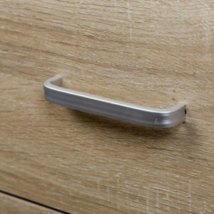 BAKAJI  Κινητό Συρταριέρα Ντουλάπι 5 Συρτάρια σε Ξύλο Μοντέρνου Σχεδιασμού Δρυς 68x40x100  02837244 - Image 4