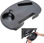 BAKAJI  Πτυσσόμενη Πολυθρόνα Κήπου Βαρύτητας Μηδέν Ατσάλι Texilene + Μαύρος Δίσκος  02838315 - Image 3