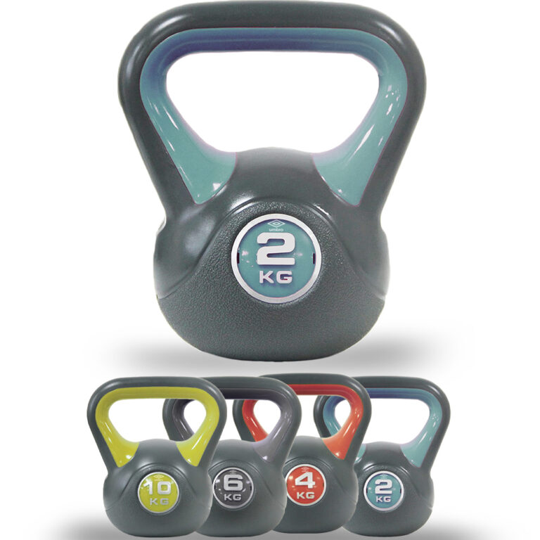 UMBRO Δύο Κιλών Σιδερένιο Kettlebell Άσκησης Fitness με Εργονομική Λαβή 02838851