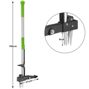STAKMANN Εξολκέας Ζιζανίων με Ατσάλινες Λαβές και Πεντάλ για Κηπουρική DIY 02839379 - Image 2