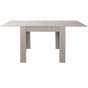 BAKAJI Τετράγωνο Τραπέζι Φαγητού 90x90 σε Ξύλο Τορτόρα Επεκτάσιμο με Άνοιγμα Βιβλίου 02839557 - Image 3