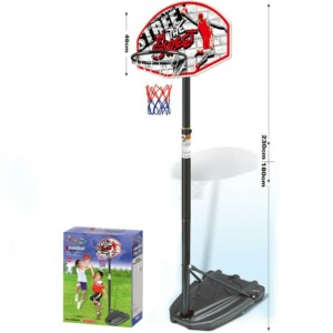 BAKAJI  Καλάθι Μπάσκετ με Ρυθμιζόμενο Ύψος για Παιδιά 230cm Γεμιζόμενη Βάση  02839813 - Image 2