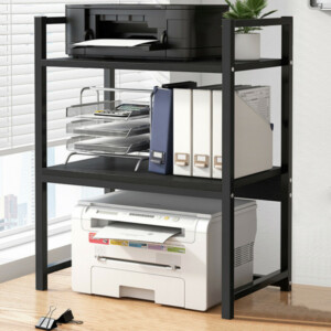 Shally Dogan  Υποστήριξη για Βιομηχανικό Εκτυπωτή Ράφι Αποθήκευσης Πολλαπλών Χρήσεων Μαύρο 3 Επιπέδων  02840240