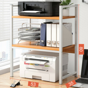 Shally Dogan  Υποστήριξη για Βιομηχανικό Εκτυπωτή Ράφι Αποθήκευσης Πολλαπλών Χρήσεων Ξύλο και Λευκό  02840241 - Image 2