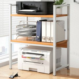 Shally Dogan  Υποστήριξη για Βιομηχανικό Εκτυπωτή Ράφι Αποθήκευσης Πολλαπλών Χρήσεων Ξύλο και Λευκό  02840241