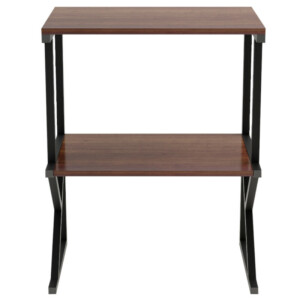 Shally Dogan  Υποστήριξη για εκτυπωτή ράφι ραφιέρα αποθήκευσης καρυδιά και μαύρο 3 επιπέδων  02840245 - Image 3