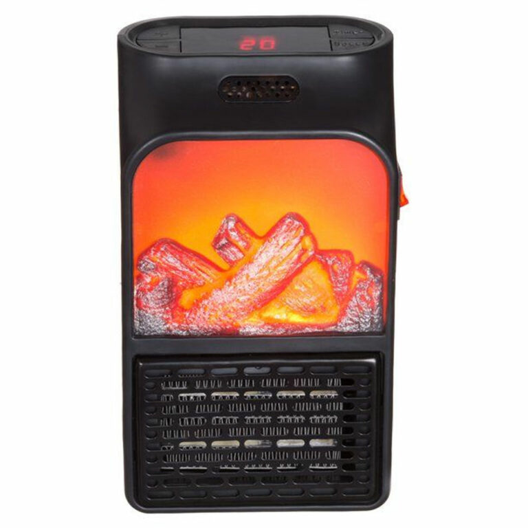 BELLUS Φορητή Ηλεκτρική Σόμπα 500W με Εφέ Τζακιού και Ρυθμιζόμενο Θερμοστάτη 02840775