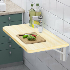 Shally Dogan  Πτυσσόμενο Τραπέζι Τοίχου Γραφείο Δρυς Εξοικονόμησης Χώρου 60x40cm  02841607 - Image 3