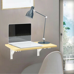Shally Dogan  Πτυσσόμενο Τραπέζι Τοίχου Γραφείο Δρυς Εξοικονόμησης Χώρου 60x40cm  02841607