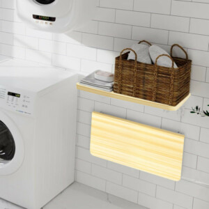 Shally Dogan  Πτυσσόμενο Τραπέζι Τοίχου Γραφείο Δρυς Εξοικονόμησης Χώρου 60x40cm  02841607 - Image 4